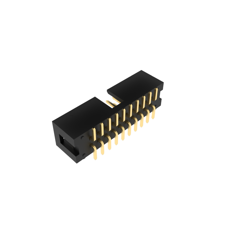 1.2.54mm间距简牛\n2.SMT贴片安装\n3.包装方式可选\n4.电镀工艺可选镀金和镀锡.