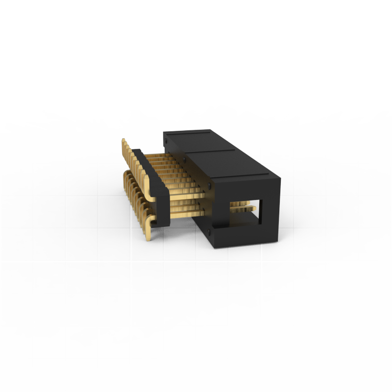 2.54mm Pitch Box Pin Header Connector, SMT ( Surface Mount Technology) Mounting 