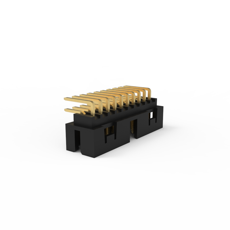 2.00mm Pitch Box Pin Header Connector, 180 Degree, 90-Degree, Right-Angle Mounti