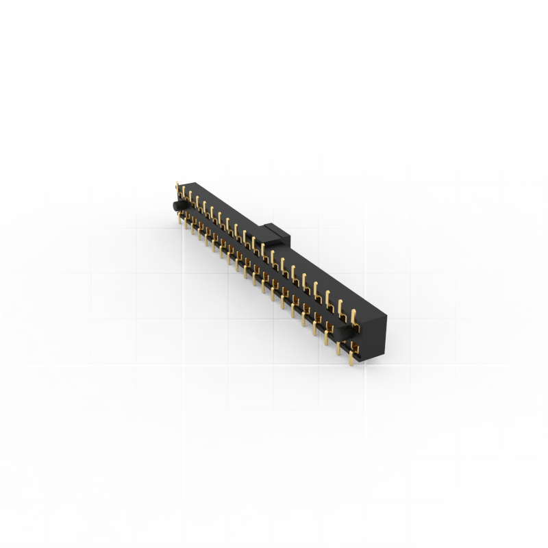 12.54mm Pitch Socket Connector (Female), dual row, SMT ( Surface Mount Technolog
