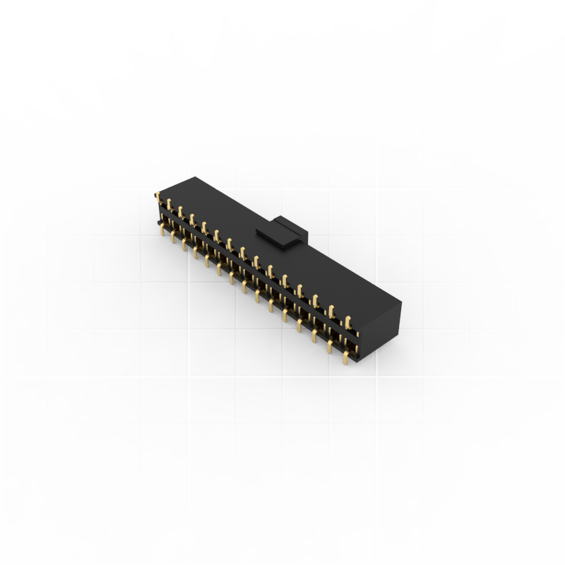 2.54mm Pitch Socket Connector (Female), dual row, SMT ( Surface Mount Technology