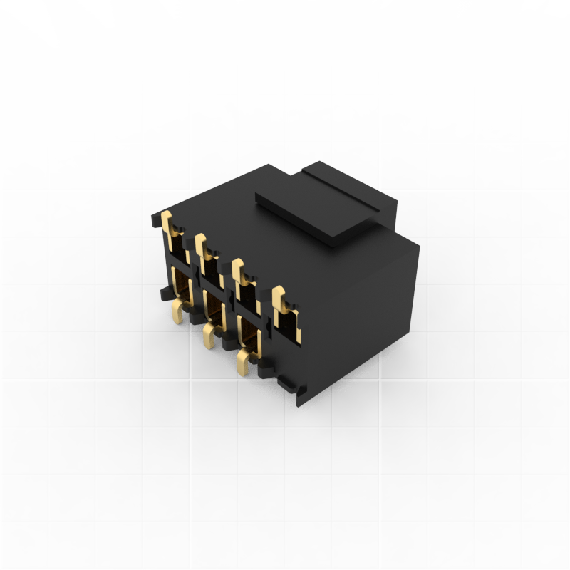 2.54mm Pitch Socket Connector (Female), dual row, SMT ( Surface Mount Technology