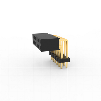 2.00mm Pitch Socket Connectors, Stacked Double Row, 90 Degree Right Angle mounti