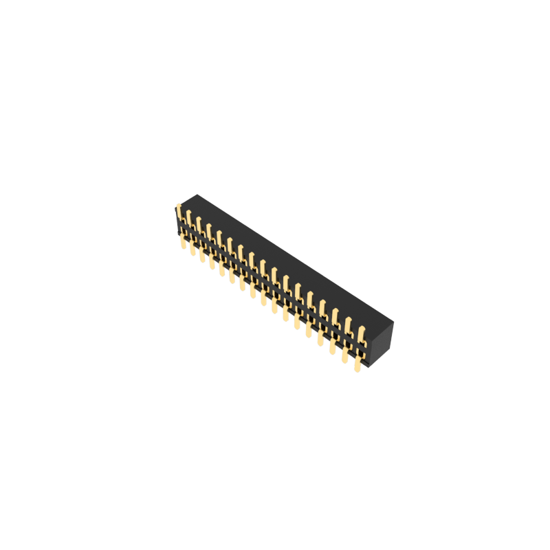 1.00MM Pitch Female Header, Double Row, SMT ( Surface Mount Technology)