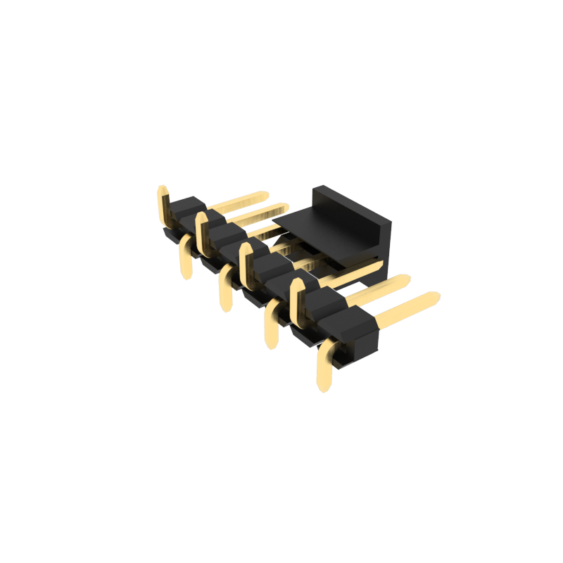 2.54mm Pitch Pin Header, Single Row of Pin Header, SMT ( Surface Mount Technolog