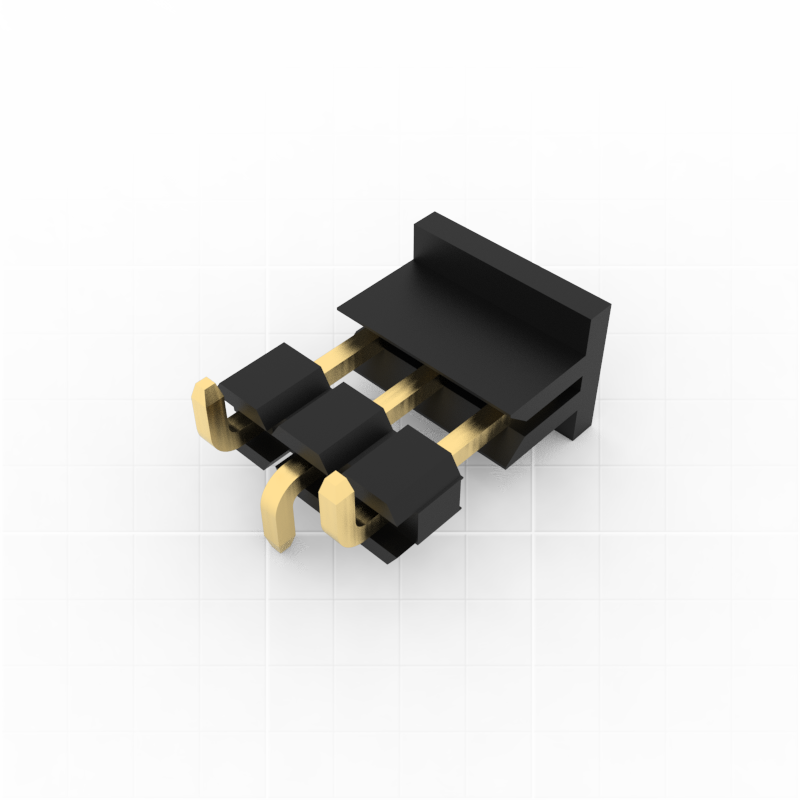 2.54mm Pitch Pin Header, Single Row of Pin Header, SMT ( Surface Mount Technolog