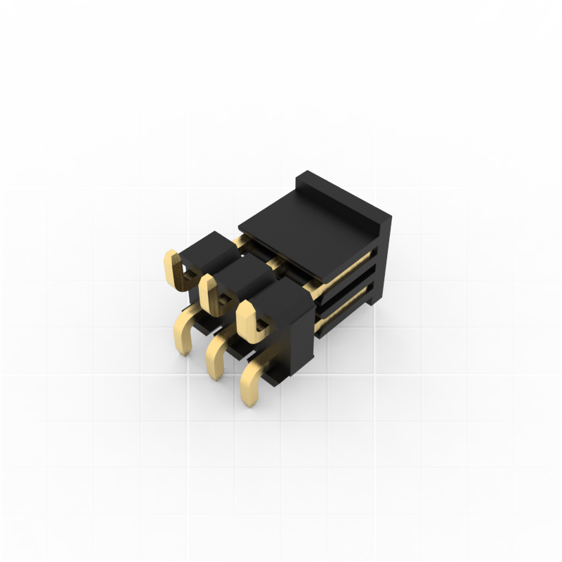 2.54mm Pitch Pin Header, Double Row of Pin Headers, SMT ( Surface Mount Technolo