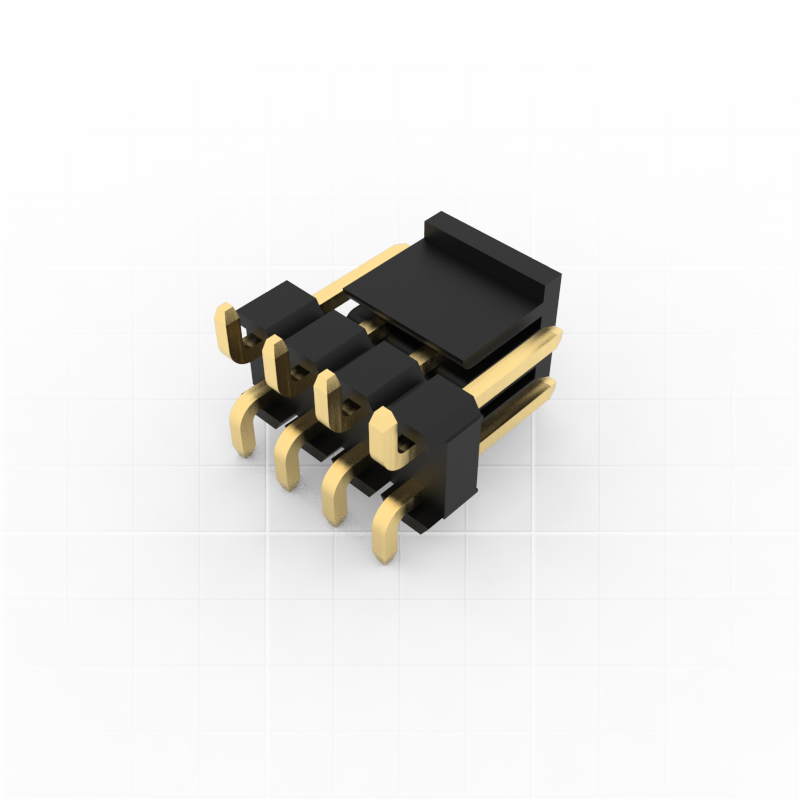 2.54mm Pitch Pin Header, Double Row of Pin Headers, SMT ( Surface Mount Technolo