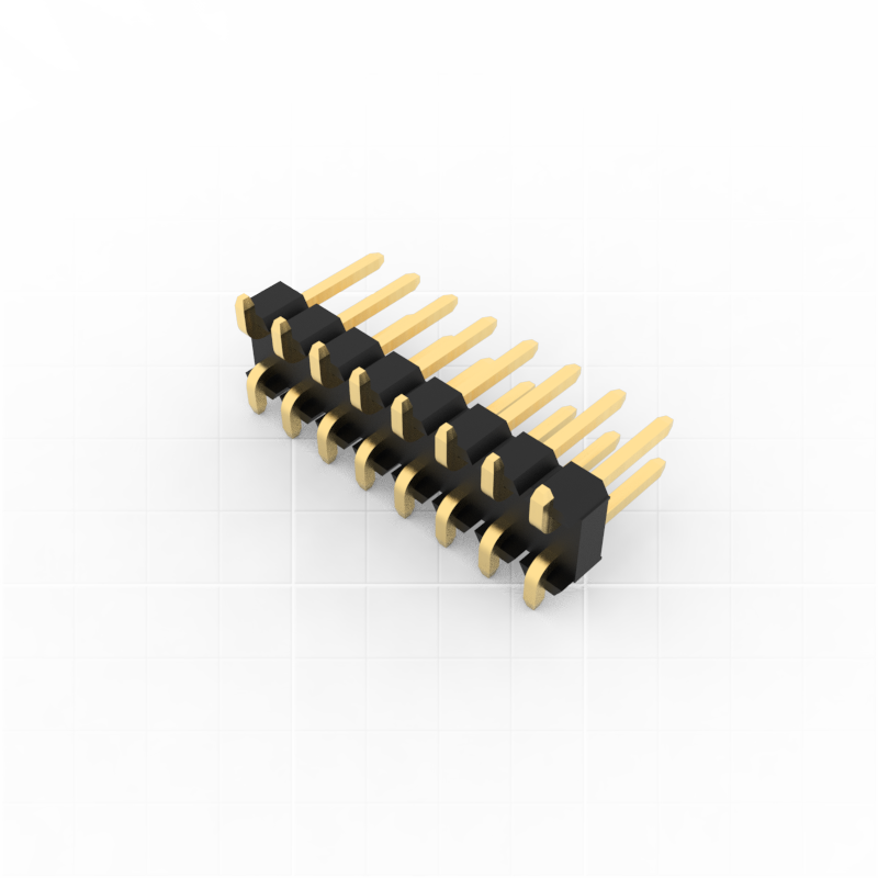2.54mm Pitch Pin Header, Double Row of Pin Headers, SMT ( Surface Mount Technolo