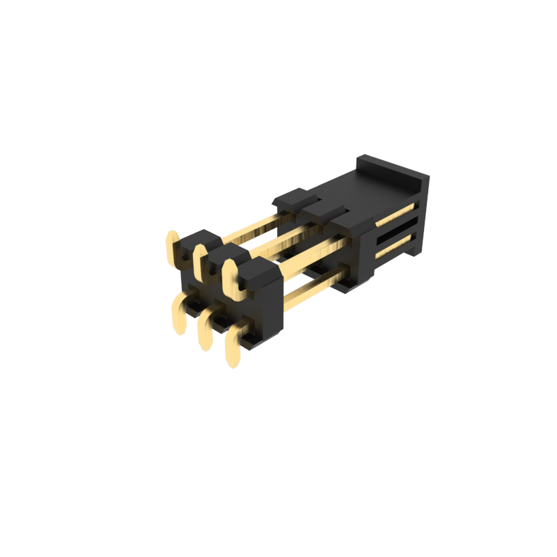2.54mm Pitch Pin Header, Double Row of Stacked Plastic Pin Header SMT ( Surface 