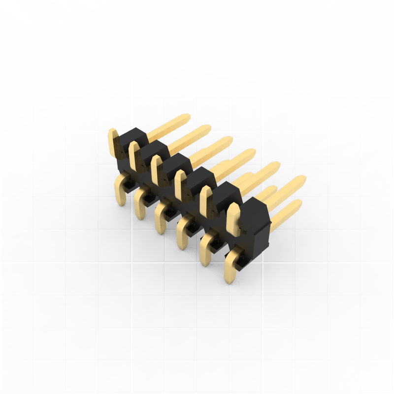 2.00mm Pitch Pin Header, Dual Row of pin header, SMT ( Surface Mount Technology)