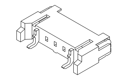 8.00mm Pitch WAFER, High Voltage Resistant, Double Row of pins, 90 Degree SMT Se