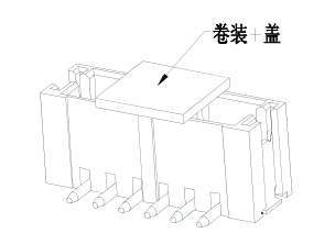 1.50mm间距WAFER，双排90度SMT表面贴装