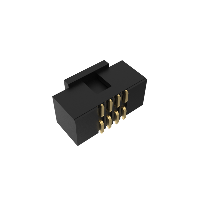 1.27mm Pitch Box Pin Header Connector, SMT ( Surface Mount Technology) Mounting 