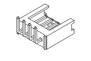 2.54mm pitch, Single Row, 90 degree, right-angle (Dip)